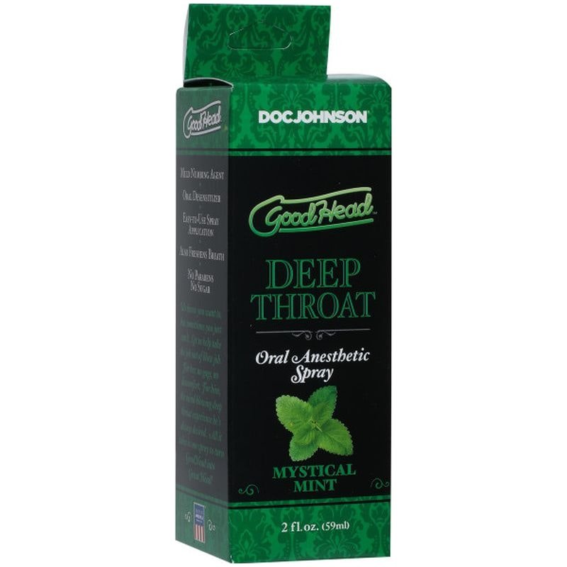 GoodHead Deep Throat Spray Mint 59ml - Lotions & Potions