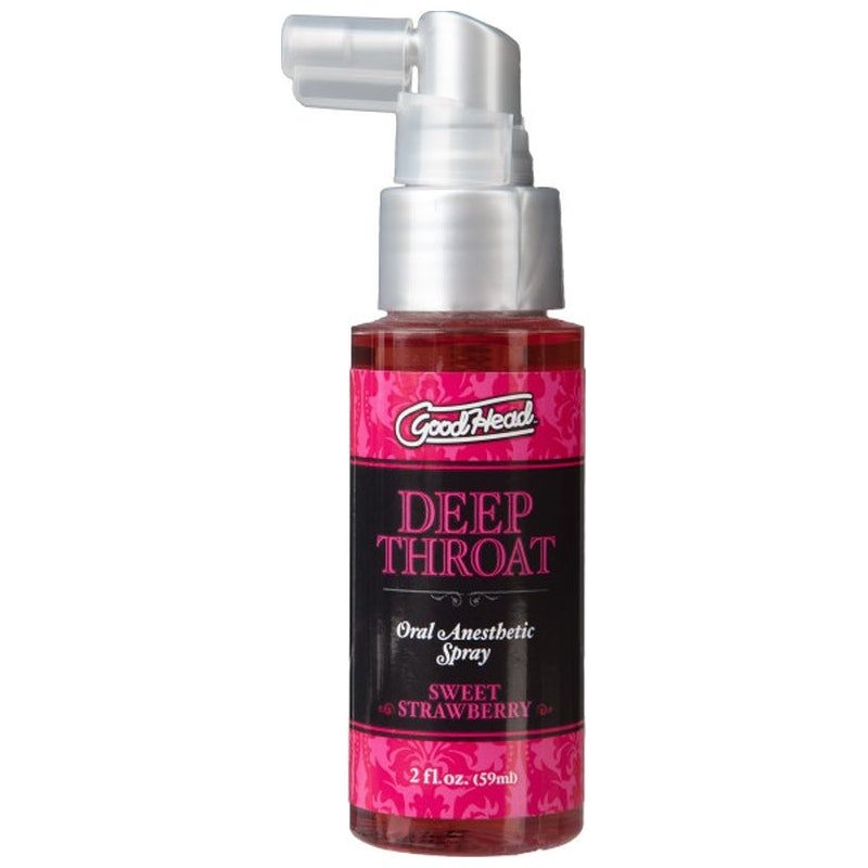 GoodHead Deep Throat Spray Strawberry 59ml - Lotions & Potions
