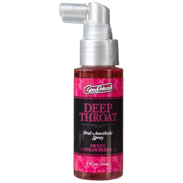 GoodHead Deep Throat Spray Strawberry 59ml - Lotions & Potions