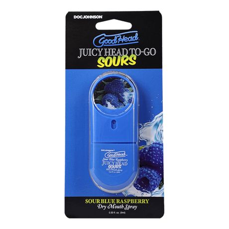 GoodHead Juicy Head Spray To-Go Sour Blue Raspberry 9ml - Lotions & Potions