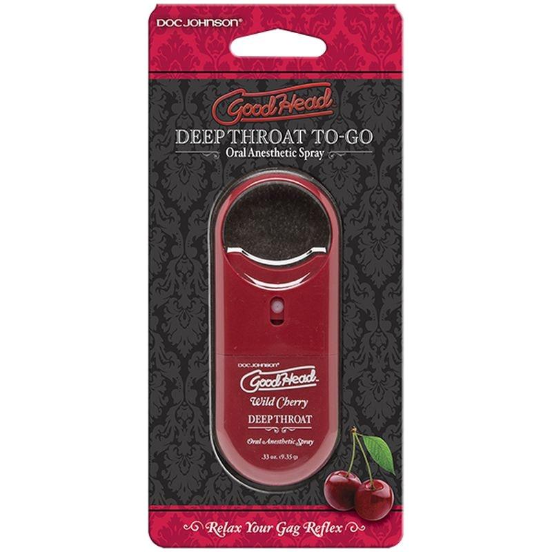 GoodHead To - Go Deep Throat Spray Wild Cherry 9ml - Lotions & Potions
