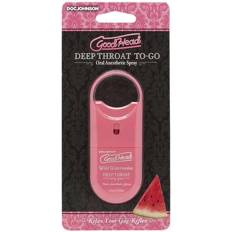 GoodHead To - Go Deep Throat Spray Wild Watermelon 9ml - Lotions & Potions