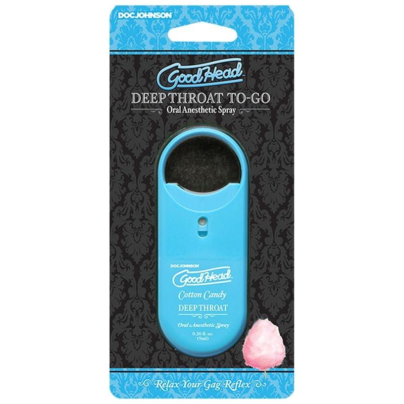 GoodHead ToGo Deep Throat Spray Cotton Candy 9ml - Lotions & Potions