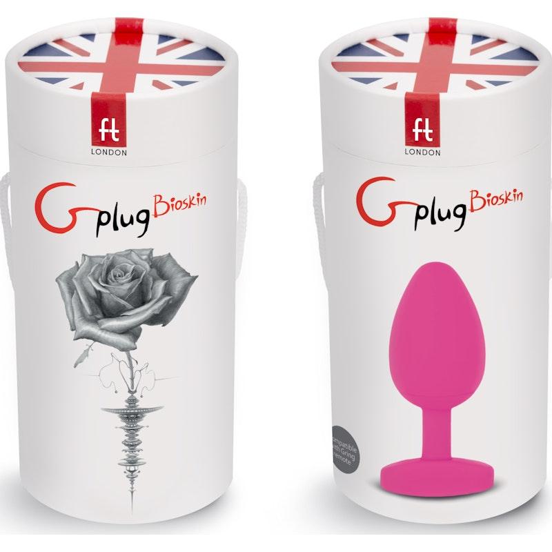 Gplug Large Bioskin Sweet Raspberry - Naughty by Nature Adult Store