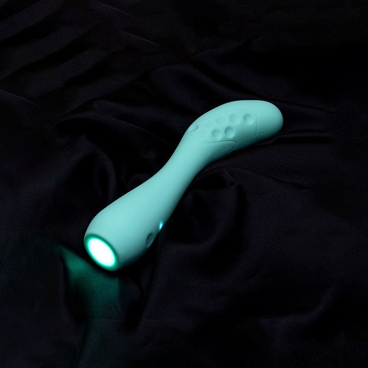 Groovy Glow Ups Flexie Blue G Spot Vibrator - VIBRATORS