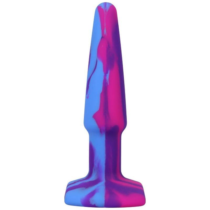 Groovy Silicone Anal Plug 4in Berry - Naughty by Nature Adult Store