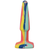 Groovy Silicone Anal Plug 4in Sunrise - Naughty by Nature Adult Store