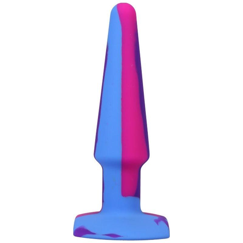 Groovy Silicone Anal Plug 5in Berry - Naughty by Nature Adult Store