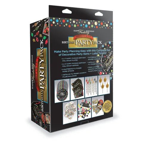 Happy F**king Birthday Complete Party Pack - NOVELTIES