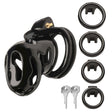 Hard Stop Double Ring Chastity Cage - Adult Toys