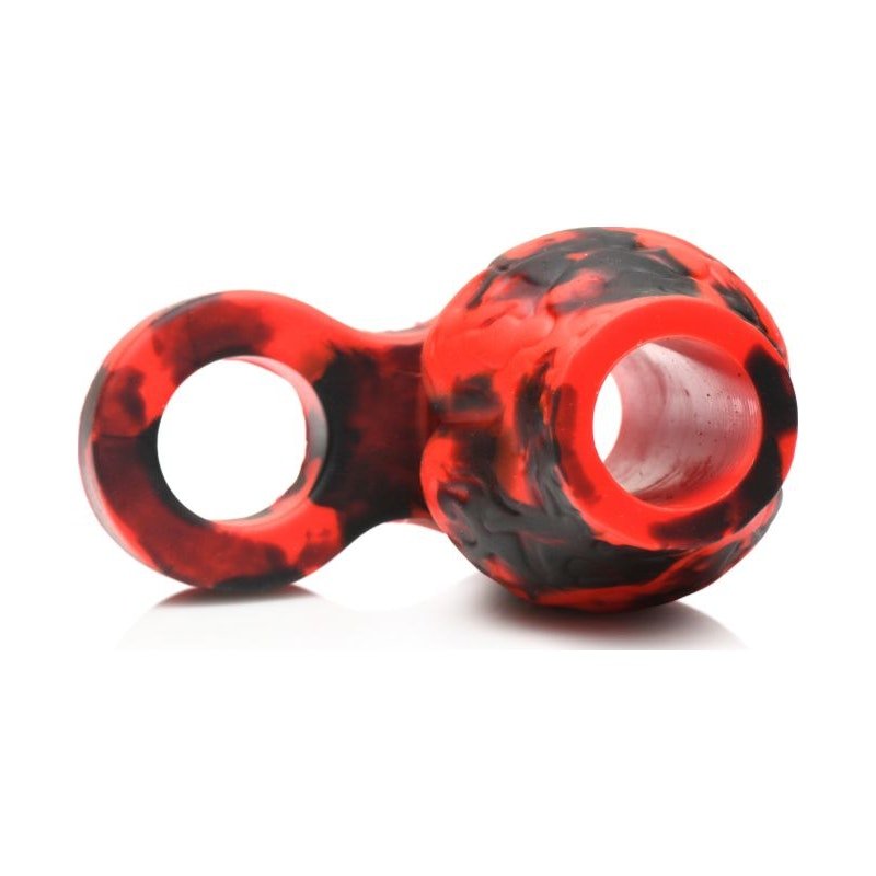 Hell Hound Silicone Penis Sleeve and Ball Stretcher - Adult Toys