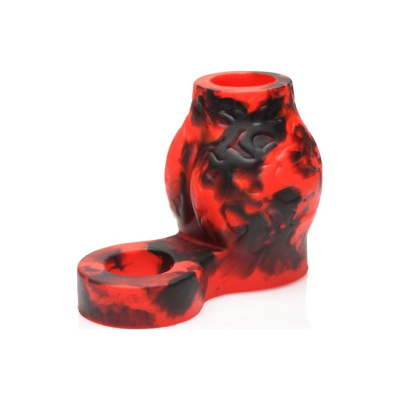 Hell Hound Silicone Penis Sleeve and Ball Stretcher - Adult Toys