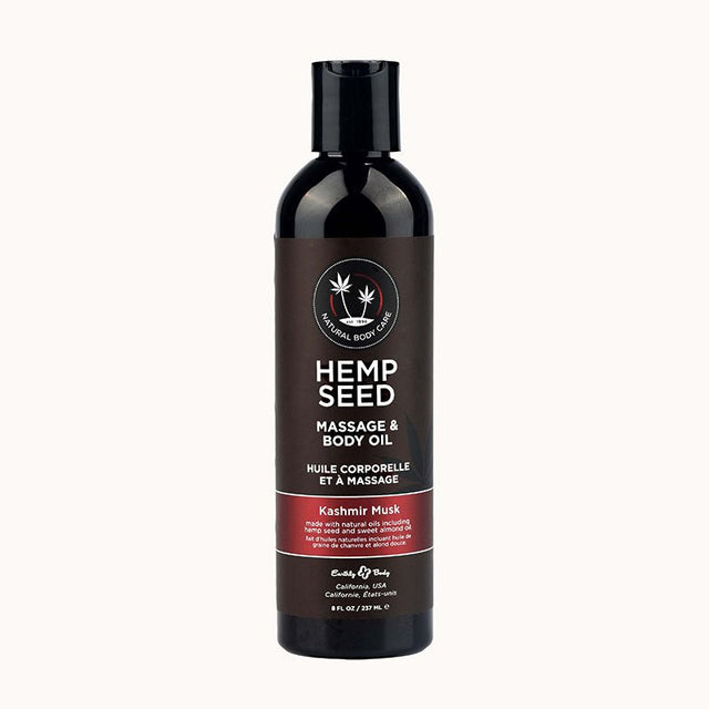 Hemp Seed Massage & Body Oil - (Brandy, Magnolia & Vanilla Musk) - LOTIONS & LUBES