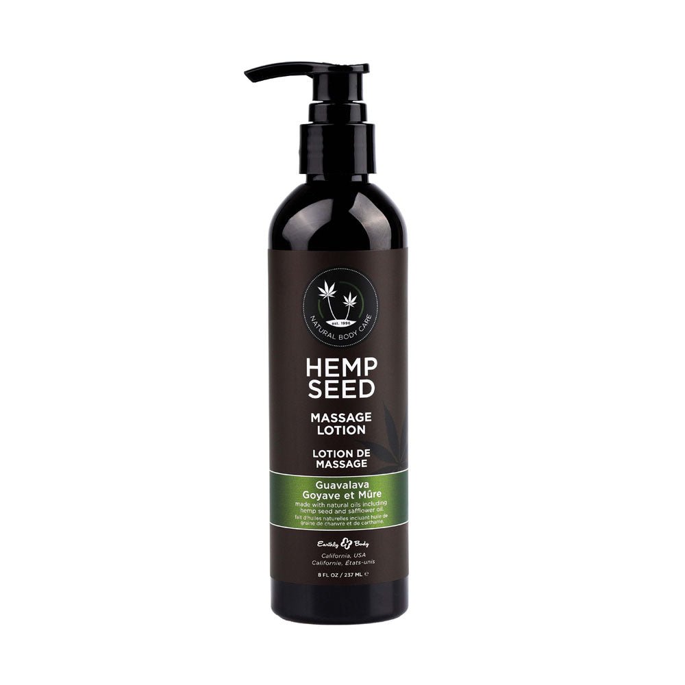 Hemp Seed Massage Lotion - (Guava & Blackberry) Scented - LOTIONS & LUBES