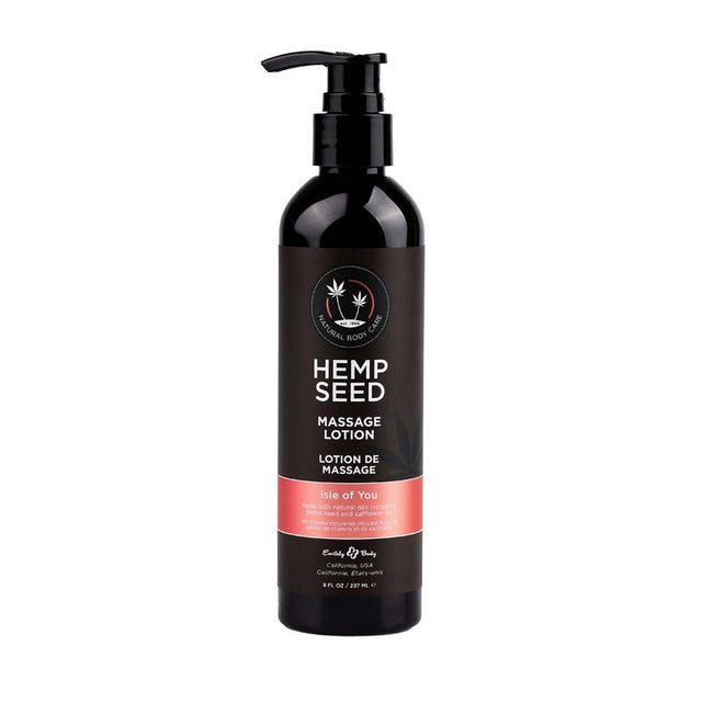 Hemp Seed Massage Lotion - Isle Of You (Coconut Water, Citrus & Vanilla) - LOTIONS & LUBES