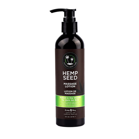Hemp Seed Massage Lotion - Naked In The Woods (White Tea & Ginger) - LOTIONS & LUBES