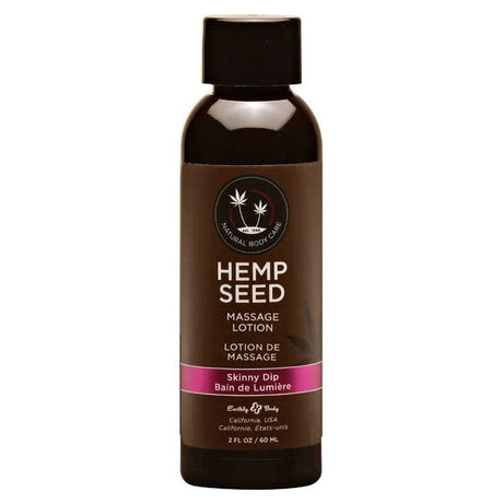 Hemp Seed Massage Lotion - Skinny Dip (Vanilla & Faiy Floss) Scented - 59 ml Bottle - LOTIONS & LUBES