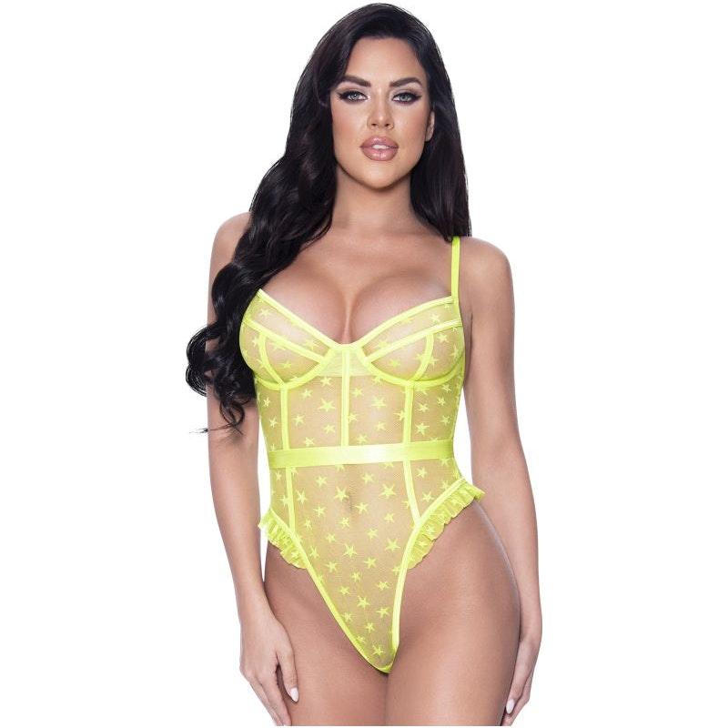 High Leg Star Teddy - Lingerie