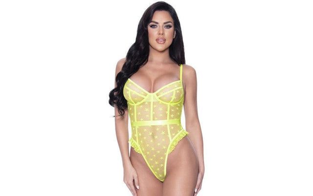 High Leg Star Teddy - Lingerie