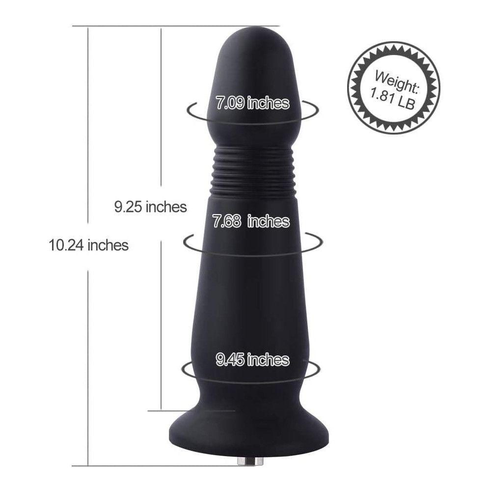 HiSmith - 10.24" Silicone Grenade Anal Plug (KlicLoc) - Naughty by Nature Adult Store