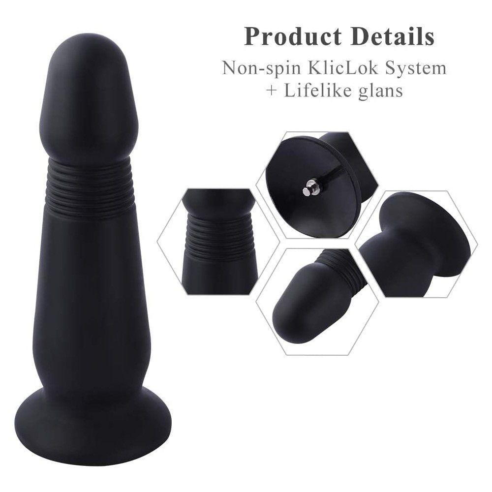 HiSmith - 10.24" Silicone Grenade Anal Plug (KlicLoc) - Naughty by Nature Adult Store