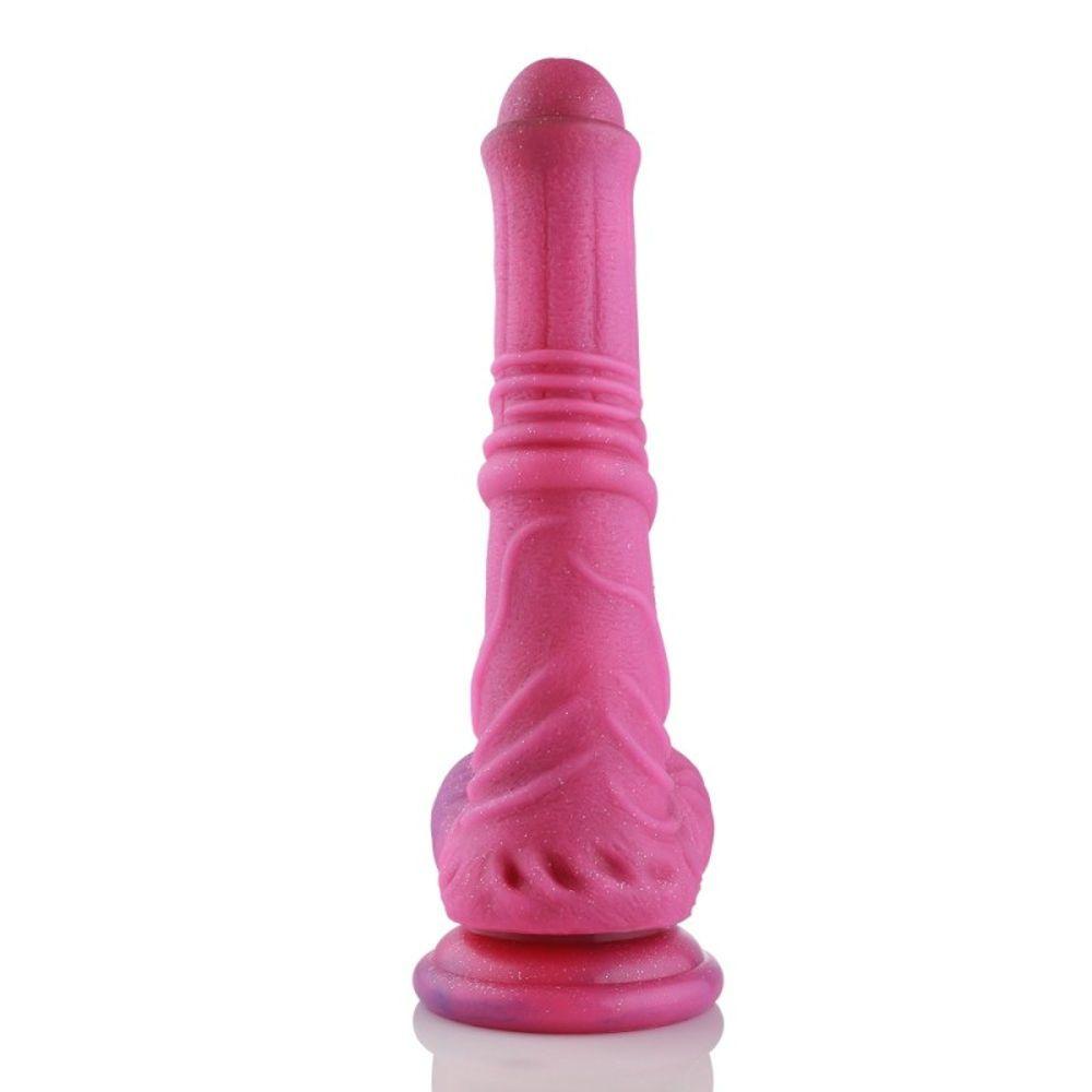 HiSmith - 10" Silicone Pink Monster Dildo (KlicLok) - Naughty by Nature Adult Store