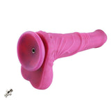 HiSmith - 10" Silicone Pink Monster Dildo (KlicLok) - Naughty by Nature Adult Store