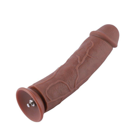 HiSmith 11.4" Slightly Curved Silicone Dildo With KlicLok For Premium Sex Machine - MACHINES - PREMIUM