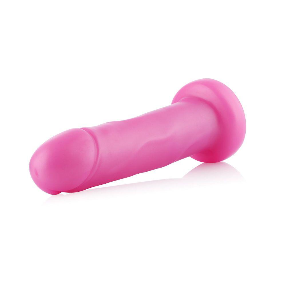 HiSmith - 6.7" Pink Silicone Dildo (KlicLok) - Naughty by Nature Adult Store