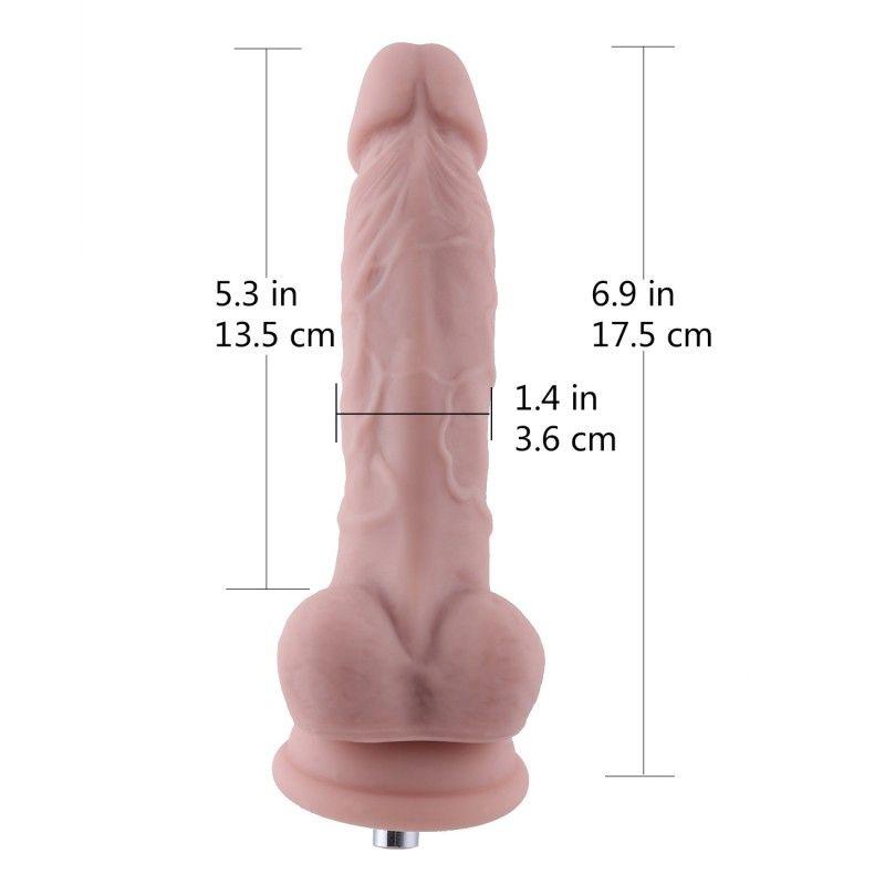 HiSmith - 6.9" Original Silicone Dildo (KlicLok) - Naughty by Nature Adult Store