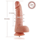 HiSmith - 8.7in Silicone Double Layered Vibrating Dildo - Naughty by Nature Adult Store