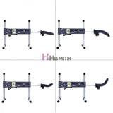 HiSmith - 8.3" Silicone Black Dildo (KlicLok) - Sex Toys
