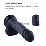 HiSmith - 8.3" Silicone Black Dildo (KlicLok) - Sex Toys