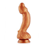 HiSmith - 9.45" Silicone Gold Monster Dildo (KlicLok) - Sex Toys