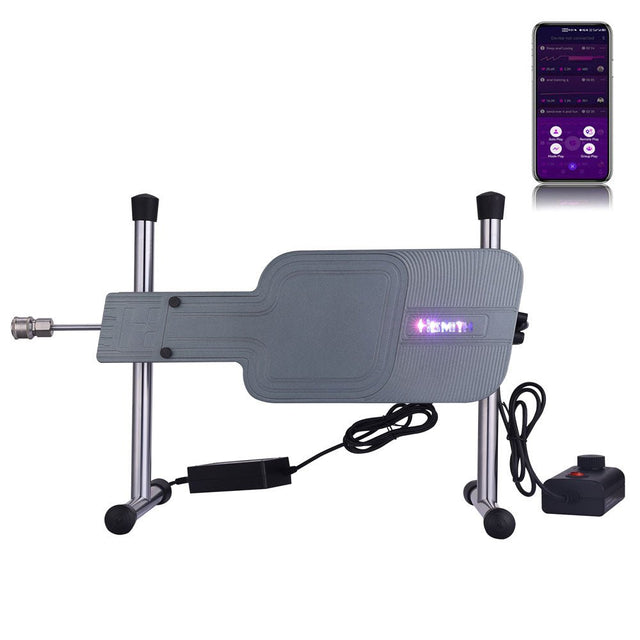 Hismith Premium Edition Black App Controlled Mains Powered Sex Machine Remote - MACHINES-PREMIUM