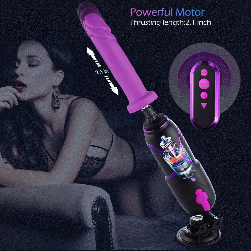 Hismith Pro Traveler 2.0 Mains Powered Portable Sex Machine App Control Remote - MACHINES-PREMIUM