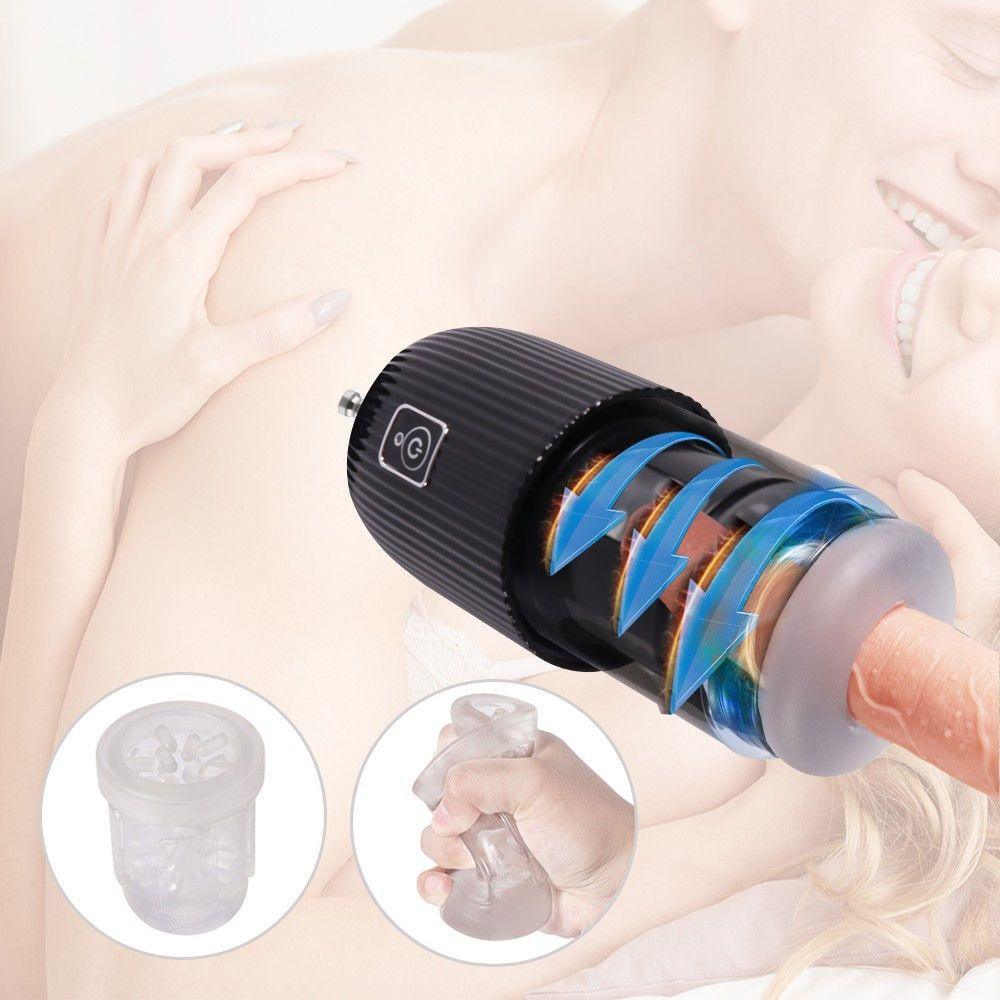 HiSmith - Rotating Stroker with Black Case (KlicLok) - Sex Toys