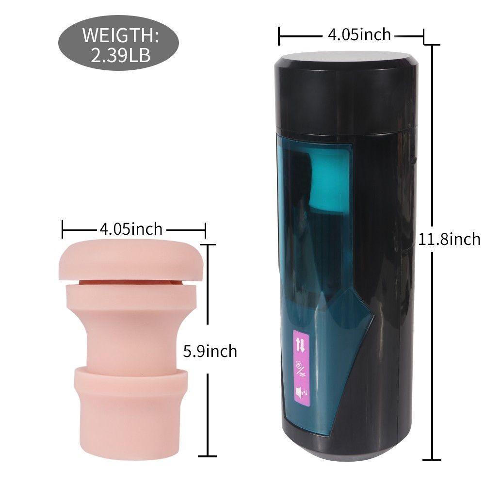 HiSmith - Thrusting Male Stroker (Suction Base / KlicLok and App) - Naughty by Nature Adult Store