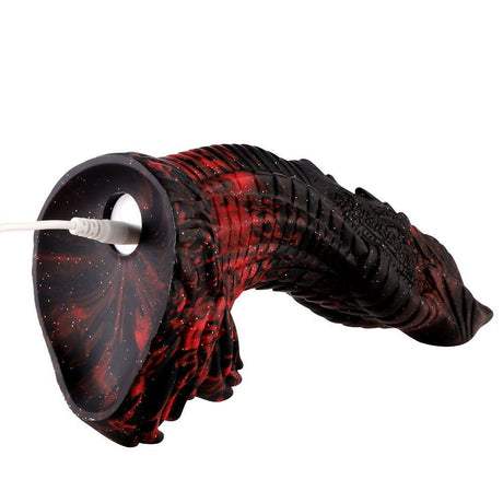 HiSmith Wildolo - 9.7" Silicone Vibrating Glow in the Dark Ceolia Dildo (Suction Remote and App) - DONGS