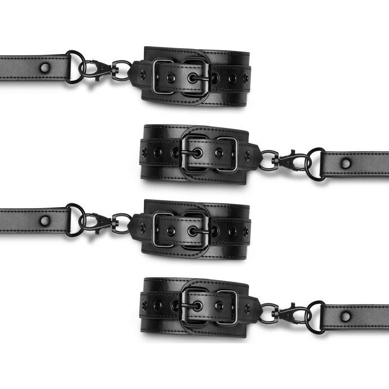 Hogtie with Hand and Ankle Cuffs - Adult Toys