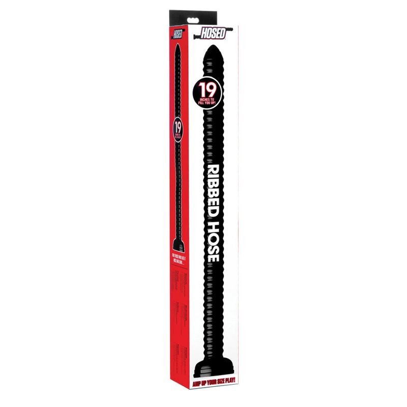 Hosed 19in Ribbed Anal Snake - Adult Toys