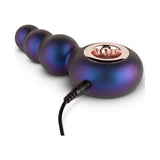 Hueman Outer Space Beaded Silicone Vibrating Anal Plug – 10 Modes - Adult Toys