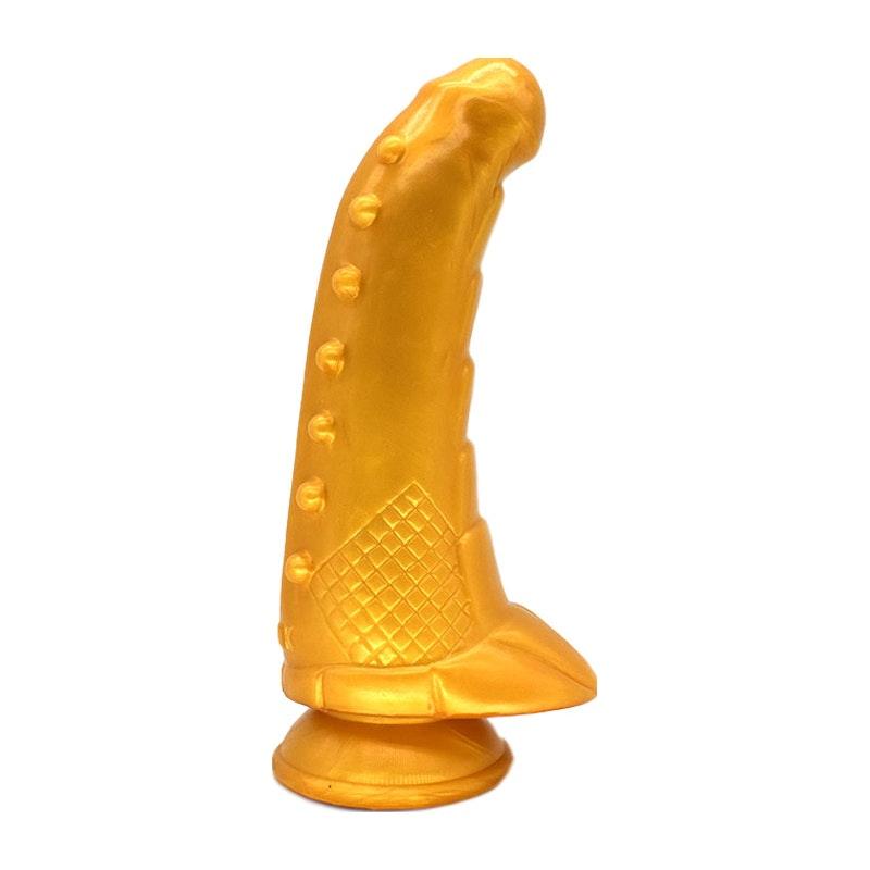 Hunchback Dildo Gold - Adult Toys