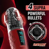Hypershaker Automatic App Controlled LCD Masturbator Red - Adult Toys