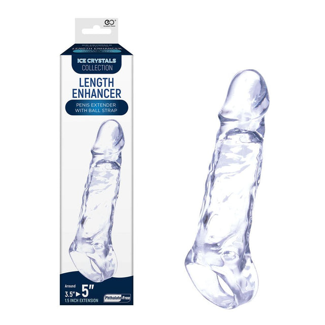 Ice Crystals 1.5 Inch Length Enhancer - Clear - SLEEVES