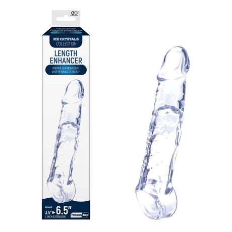Ice Crystals 3 Inch Length Enhancer - Clear - SLEEVES
