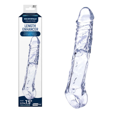 Ice Crystals 4 Inch Length Enhancer - Clear - SLEEVES