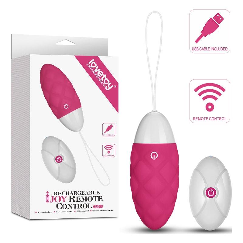 IJOY Wireless Remote Control Rechargeable Egg Pink - Naughty by Nature Adult Store