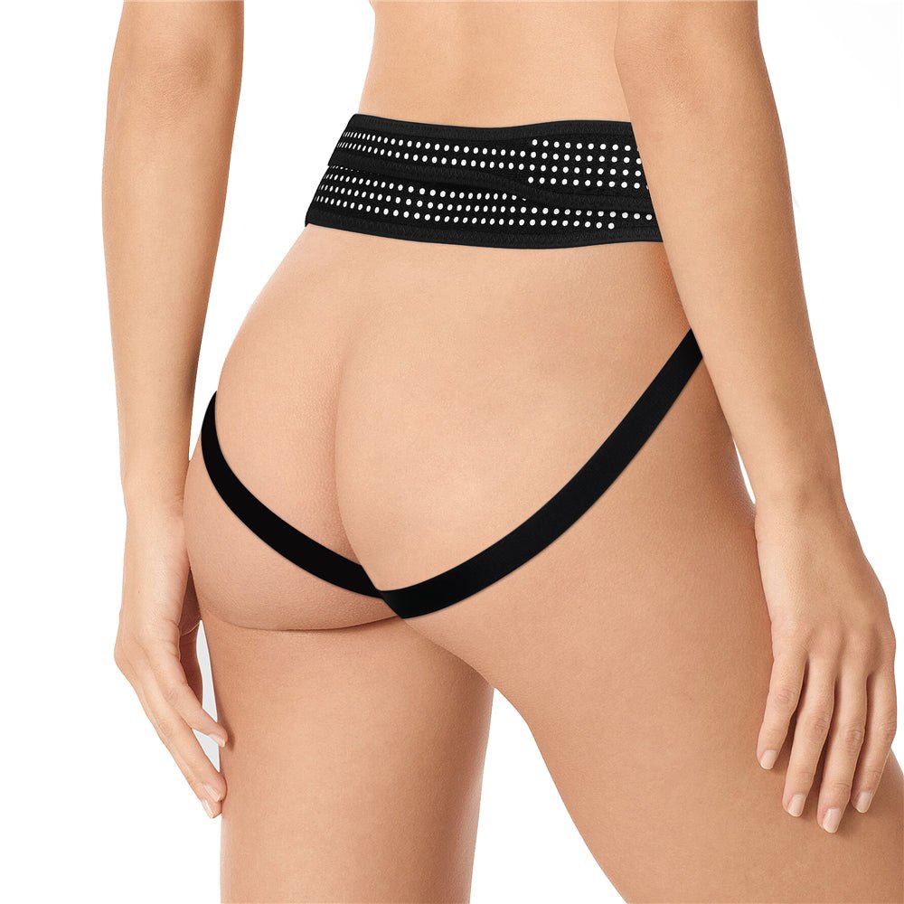 Ingen Easy Strap - On Harness - Black Adjustable (No Probe Included) - STRAP - ONS