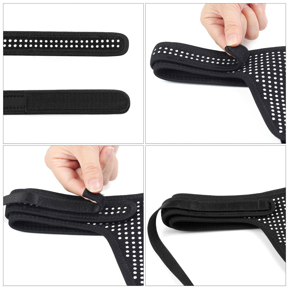 Ingen Easy Strap - On Harness - Black Adjustable (No Probe Included) - STRAP - ONS